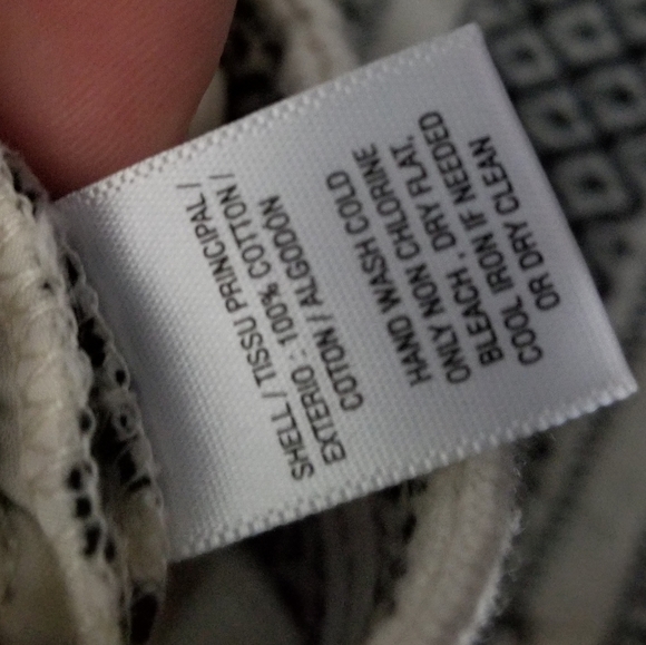 LOFT | stripe diamond pattern cotton knit shorts - Picture 7 of 7